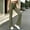 Army Green, variant on Women's Athleisure Lounge Pants Solid Color Elastic Waist Split Hem Long Pants Casual Sporty Comfy Sleep Pants Loungewear for Women White