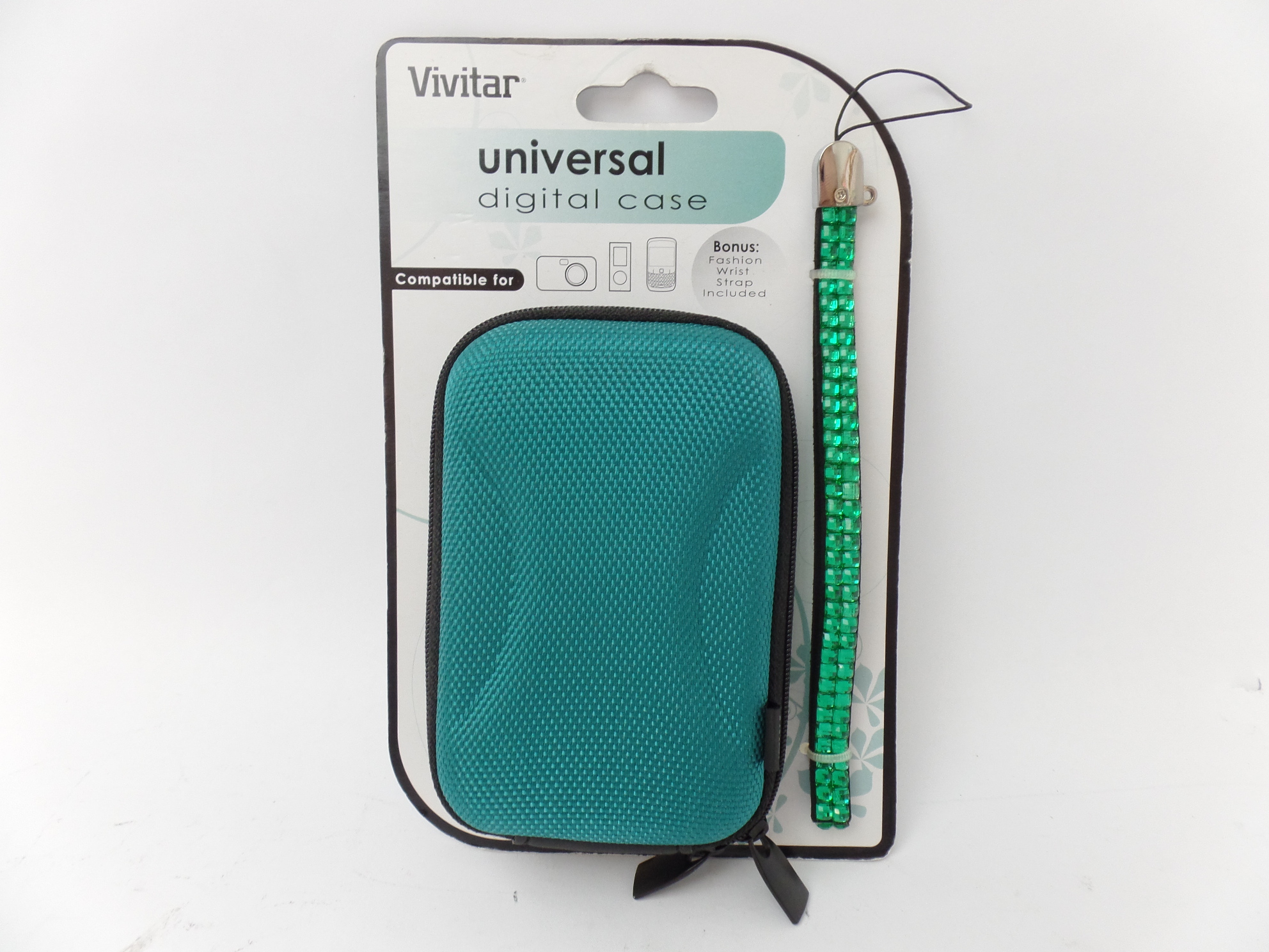 Vivitar Universal Hard Case for Digital Camera MP3 MP4 Player iPod w Wrist Strap - image 1 of 3