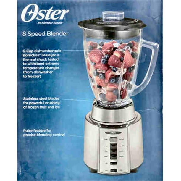Oster BCCG08C00CHR 8 Speed Glass Jar Blender Walmart.ca