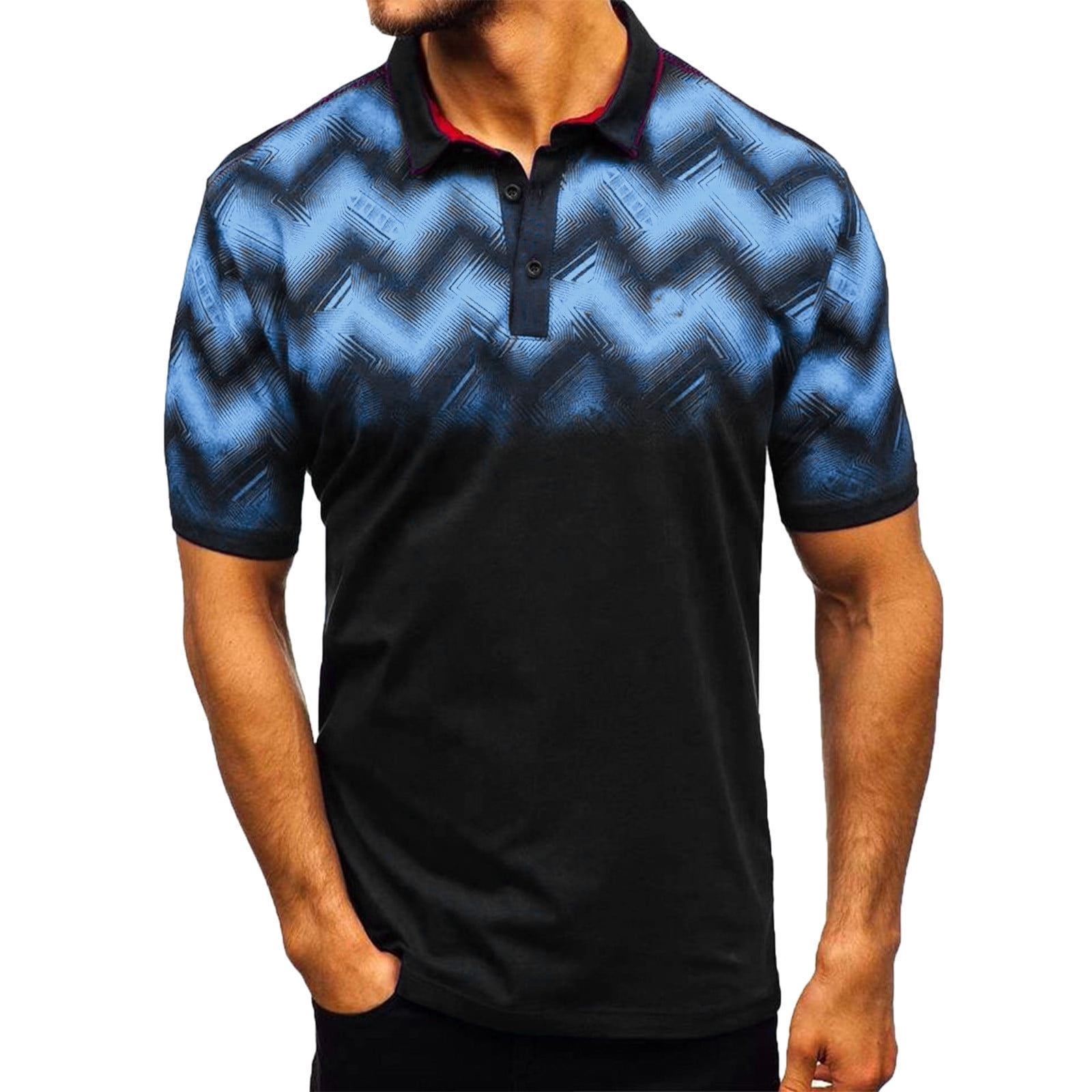 Welsprekend Dhr Napier KaLI_store Polo Shirts for Men Men's Short Sleeve Polo Shirts Classic Fit  Casual Lightweight Striped Athletic Golf Polo T Shirts Blue,M - Walmart.com