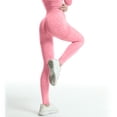 thumbnail image 7 of Celsior Compression Leggings 3D Smile Contour Activewear Tights Anti Cellulite Leggings Lightweight Slim Fit Pants High Waisted Leggings No Front Seam Tummy Control Compression Pants Watermelon red L, 7 of 7