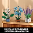 thumbnail image 6 of Orchid Flowers Building Kit (1097 Pieces), 6 of 9