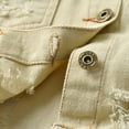 thumbnail image 6 of Chenyin Toddle Kids Boys Girls Denim Jacket Long Sleeves Jeans Coats Baby Cotton Casual Cowboy Spring Fall Short Outerwear for Unisex 3M-6T, 6 of 8
