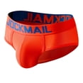 thumbnail image 3 of JOCKMAIL 4pcs/Pack Mens Briefs Underwear Jockstrap Mesh Briefs Men Underpants Athletic Supporter, 3 of 5