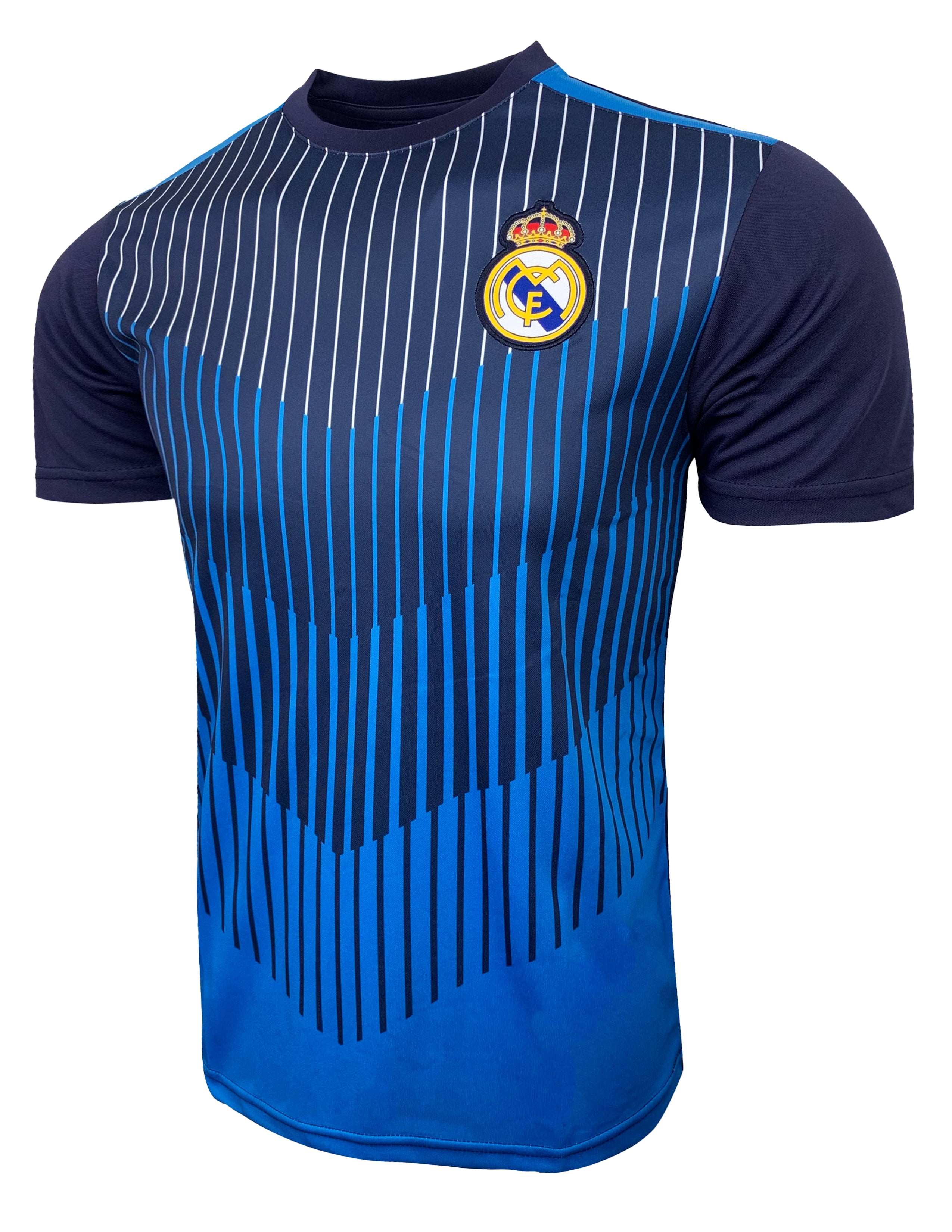 ICON SPORTS Real Madrid Jersey 2019 2020 Soccer Fans Adult Men Blue Training Customize Custom Name 