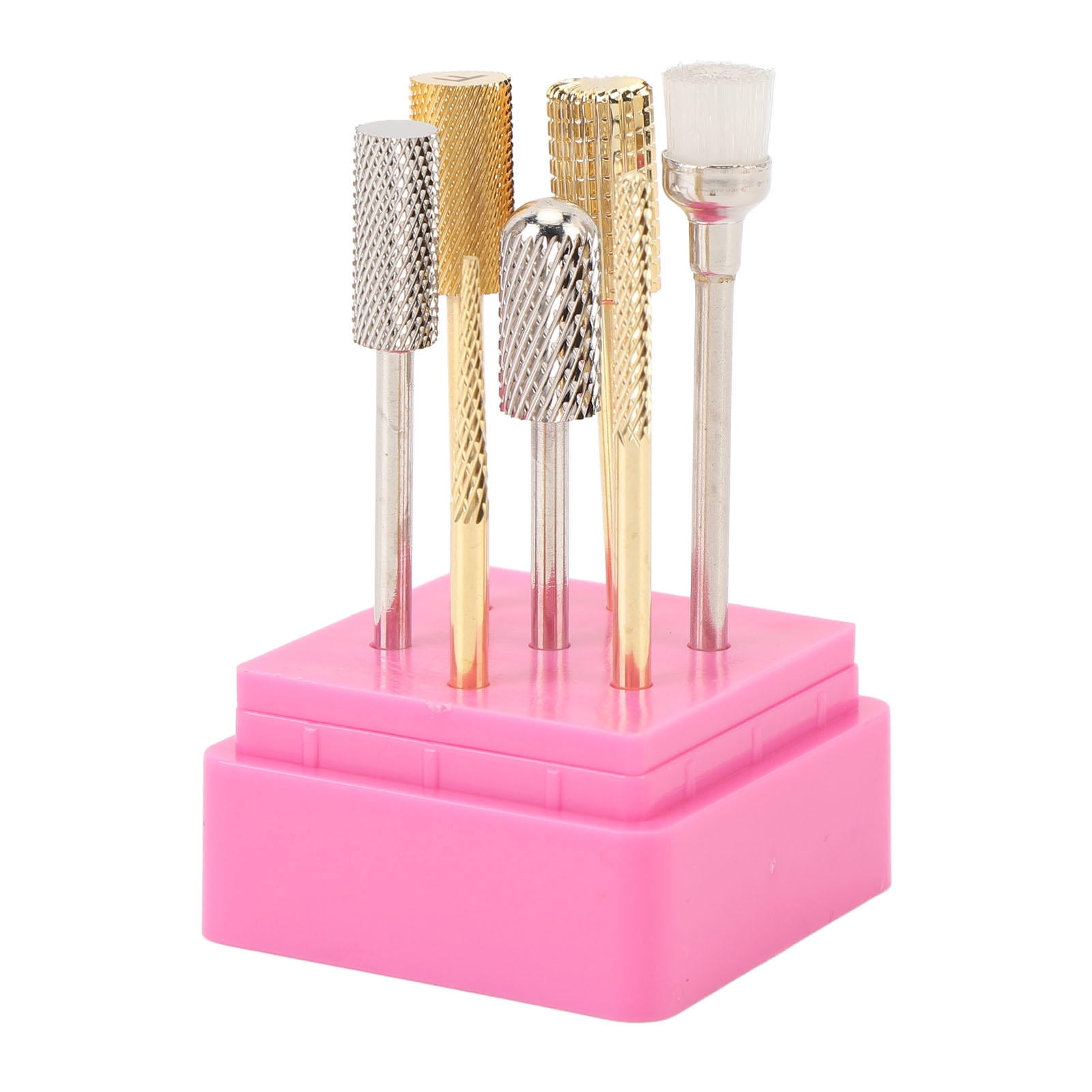 BOKYAN 7‑Piece Nail Drill Bit Set – Tungsten Steel & ABS, Electric Nail File for Acrylic, Gel, Polish Removal & Grinding – Ergonomic, Portable Manicure Tool