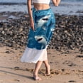 thumbnail image 6 of Shark Chiffon Women's Beach Dress with Polyester Straps - Ideal Beach Skirts for a Stylish Day under the Sun!, 6 of 6