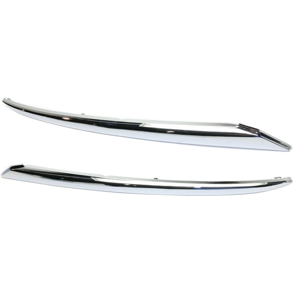 Garage-Pro Bumper Trim Set Compatible with 2013-2016 Nissan Pathfinder, Side Molding Chrome Front Driver and Passenger Side