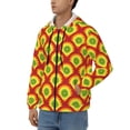 thumbnail image 3 of Honeii Music Colors Print Hoodies for Men, Pullover & Full Zip, Breathable Zip up Hoodie, Sweatshirt-XX-Large, 3 of 5