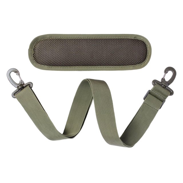 Sonducket Reemplazo de la correa de hombro ajustable Almohadilla acolchada extraíble Accesorio duradero Bolsas de mensajero y de hombro Verde