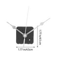 thumbnail image 2 of Raindrops  Works Clock Movement Kit Counter Clockwise Mechanism Silver, 2 of 7