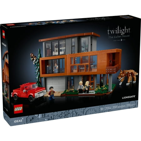 LEGO Ideas Twilight The Cullen House - Collectible Set for Adults 18  - DIY Fantasy Craft for Book Lovers - Edward, Bella, Jacob   4 More Minifigures - Gift Idea for Fans of the Movies - 21354