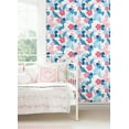 thumbnail image 5 of Disney Stitch Tropical Flowers Peel & Stick Wallpaper, Pink, 5 of 14