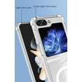 thumbnail image 2 of Clear Magnetic Case for Samsung Galaxy Z Flip 5, Transparent Woman Case for Galaxy Z Flip 5 (Compatible with Magsafe), Crystal Boys and Girls Shockproof Case for Samsung Z Flip 5, 2 of 14
