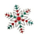 thumbnail image 4 of Elegante broche navideño, accesorios decorativos, ropa, insignias, broches, Copo de nieve, 4 of 9