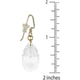 thumbnail image 2 of One Pair 22mm Austrian Crystal Teardrop Earrings - 14K Gold Filled Earwires - Clear, 2 of 5