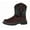 Blue, variant on Women's Cowgirl Boots Embroidered Chunky Heel Round Toe Classic Retro Women's Ankle Boots Wide Calf Western Boots Women's Country Boots