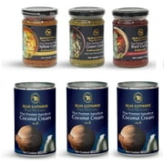 Blue Elephant Red, Yellow, Green Paste with Coconut Cream