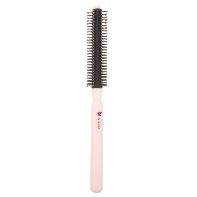 SUTENGDA Brosse à Boucler Petite Ronde pour Souffler Séchoir à Cheveux Portable Rouleau de Séchage Court Miss Femmes