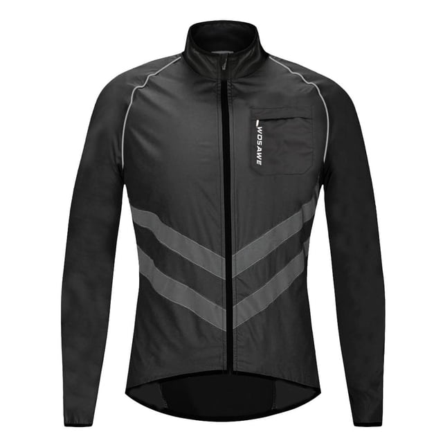 Cyling Coat Chaqueta impermeable reflectante ligera cortavientos XXL shamjiam Chaqueta cortavientos para ciclismo