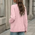 thumbnail image 6 of Lixiuxyad Womens Cardigans ’s Heart Button Loose Round Neck Knit Cardigan – Soft Blend Jacket,Red, 6 of 6