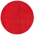 thumbnail image 3 of SAFAVIEH Vision Adrasteia Overdyed Solid Area Rug, Red, 6'7" x 6'7" Round - Modern Design, Red, Non-Shedding & Easy Cleaning, Ideal for Living Room, Bedroom, Dining Space, 3 of 13