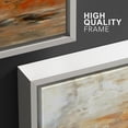 thumbnail image 4 of wall26 Framed Canvas Print Wall Art Set Gray &amp; Orange Paint Smudge Strokes Abstract Shapes Illustrations Modern Art Bohemian Multicolor Ultra for Living Room, Bedroom, Office - 16"x24"x, 4 of 5