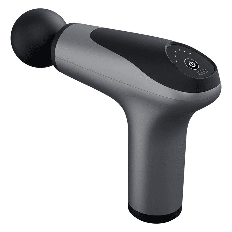 CNV Professional Mini Percussion Massage Gun with 4 Heads, Handheld Muscle Stimulator for Post-Workout Recovery, Deep Tissue Handheld Quiet Device, Type-C Charging