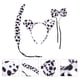 thumbnail image 3 of EeaseMX 1 juego de orejas de animal, broche para el pelo, pajarita, cola para cosplay (colores surtidos), 3 of 7