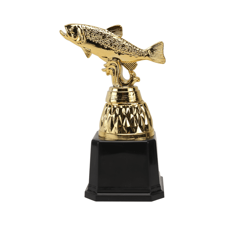 Kids Party Trophy Creative Award Trophy Plastic Fish Reward Trophy for  Competitions (Fish B) 