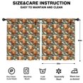 thumbnail image 2 of Blackout Kids Curtains,Flower and Highland Cow Childrens Insulated Curtains Set Of 2,Bedroom Essentials,Toddler Room Decor 52"x63"(132x160cm), 2 of 4