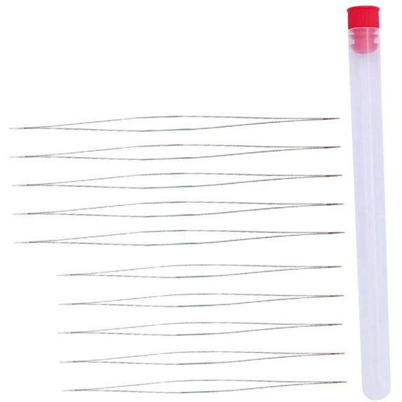 1 Set Open Needle Set Tool Ornaments Knitting Ornament Quilting Ornament Crafting Needles Bead Needle Jewelry Making Needles DIY Sewing Tool Sewing Needles Beaded Needles