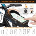 thumbnail image 3 of Soporte para teléfono impermeable, soporte para teléfono para bicicleta, bolsa para manillar, marco para teléfono, bicicleta, scooter delantero, bicicleta de montaña, scooter eléctrico, motocicl, 3 of 5