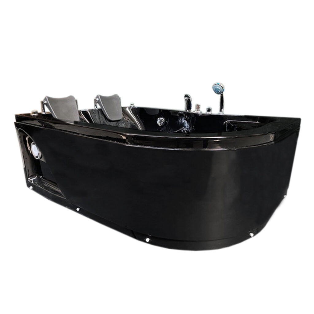 Hot Tub black 66.5″ x 45″ with Heater – Black Havana