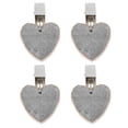 thumbnail image 1 of Miangastore Tablecloth Weights Clips White Marble 4Pcs 2.75x1.57x0.39 Inch, 1 of 8