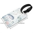thumbnail image 2 of Gaeub One Size Printed Travel Luggage Identification Tags, Golf Bag Tags with Information Bar on The Back - 3.4 x 2.1 inch, 2 of 8