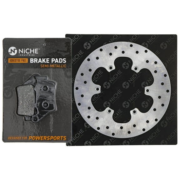 Niche Rear Right Brake Rotor Pad Kit for BMW F650 34212345449 Motorcycle MK1006822