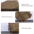 thumbnail image 4 of Eigraketly Riñonera impermeable a prueba de arañazos, senderismo, viajes, pesca, bolsas de almacenamiento portátiles con cierre de cremallera, Negro, 4 of 6