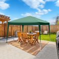 thumbnail image 1 of Zimtown Leg 10' x 10' Ez Pop up Anti Uv Tienda de Campaña para Patio Plegable Gazebo Patio Trasero Dosel Verde, 1 of 9