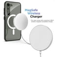 thumbnail image 5 of Encased Magnetic Case with Wireless Charger Included - For Samsung Galaxy S23 PLUS - Compatible with MagSafe Accessories (Clear/Black), 5 of 9