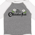 thumbnail image 4 of Inktastic My First Oktoberfest with Edelweiss Flowers Boys or Girls Long Sleeve Baby Bodysuit, 4 of 5