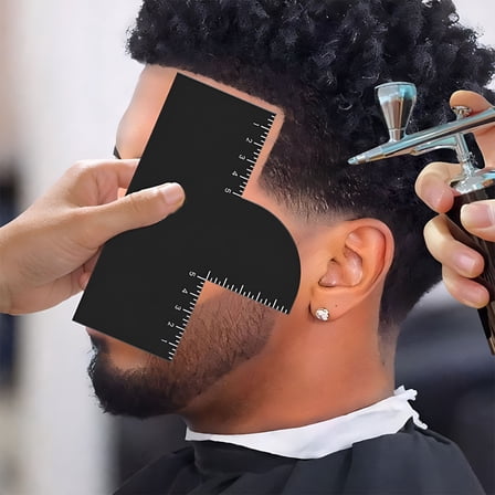 FACEGA Barber Line Up Tool-Hair Line Up Tools-6 Inch-Black