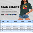 thumbnail image 4 of XCHQRTI Sunset Womens Shirt Graphic Palm Tree T Shirt with Beach Casual Short Sleeve Top, 4 of 5