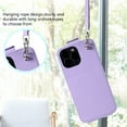 thumbnail image 4 of TECH CIRCLE For iPhone 13 Wallet Case with Card Holder,PU Leather Flip Kickstand Magnetic Clasp Durable Shockproof Protective Phone Case for Apple iPhone 13 6.1" 2021,Purple, 4 of 5