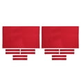 thumbnail image 1 of Paquete de 2 manteles de billar profesion rojos de 8 '- Paño de billar - rieles precortados de de de in shamjiam Cojín de billar Pool Snooker, 1 of 8