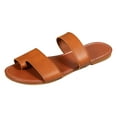 thumbnail image 1 of eczipvz Chaussures pour Femmes Mode Été Semelles Colorées Respirantes avec Sandales d'Extérieur, Marron, 1 of 5