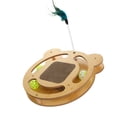 thumbnail image 3 of Kitten Turntable Toy,Cat Turntable Toy Interactive Cat Turntable Teaser Stick Toys Cat Scratcher Toy Power Packed Performance, 3 of 12