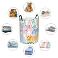 thumbnail image 6 of Bingfone Zebra Colourful Waterproof Foldable Laundry Hamper Bucket With Handles For Storage Bin,Clothes Hamper (Medium), 6 of 8