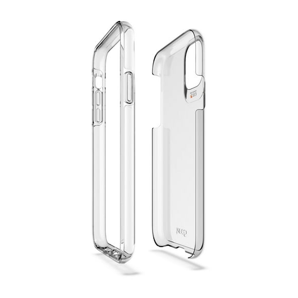 PEAR4 Palace en Cristal avec Étui D3O Compatible avec l'Iphone 11 - Transparent