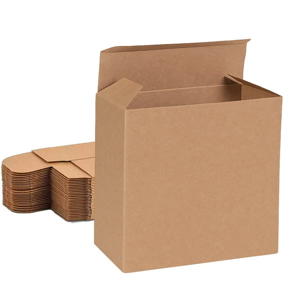 Ucanpack Kraft Product Boxes, Cardboard Packaging Paper Board Gift Box, 10 x 3 x 10" - 250/Bundle